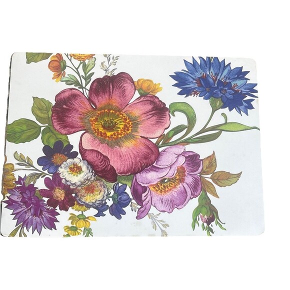 MacKenzie Childs NO. 32612 Flower Market Corked Placemat Set Of Four - Picture 7 of 10